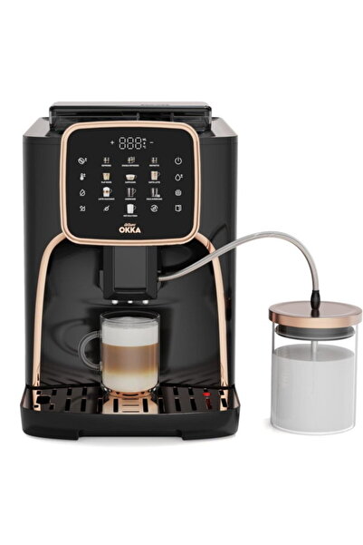 Arzum Okka Automatic Espresso Machine with Integrated Milk System, 1.8 Liter ...
