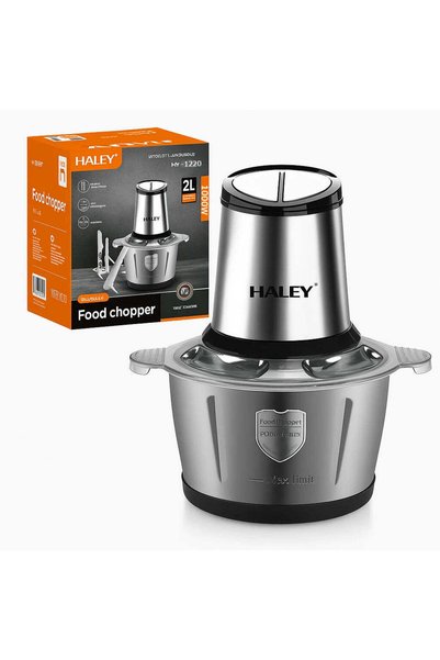 HALEY Blender electric universal HY-1220 pentru carne și legume, capacitate 2...