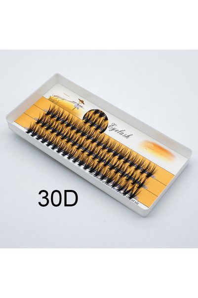 Choice 9mm 0.07mm C 30D Eyelash Cluster 20D/30D Individual Eyelash Natural Ey...