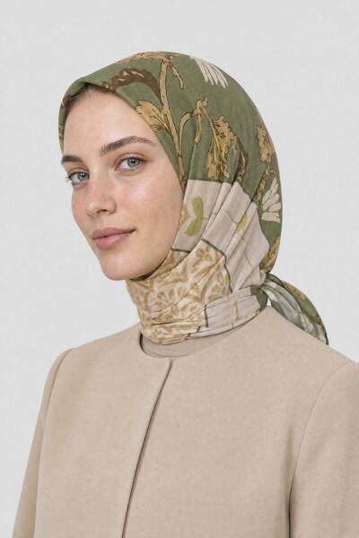 Mooncorn Veil Pattern Organic Scarf