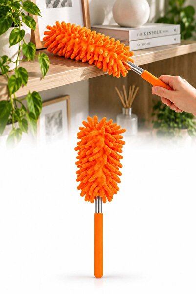 omilife Mikrofiber Makarna Mop Toz Alma Paspası Tüy Toplayıcı Çok Amaçlı Temizlik Mopu