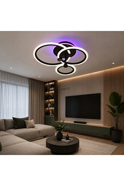 Zen Led Candelabru LED cu telecomandă, lumină caldă, neutră, rece + RGB, inte...