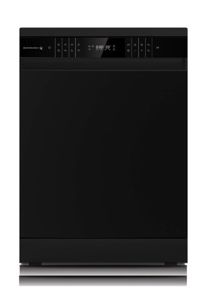 Kelvinator Dishwasher, 15 Place Settings, 9 Programs, Touch Control Panel, Bl...