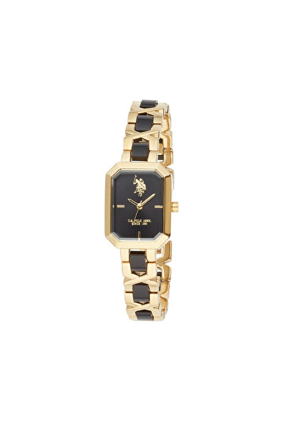 U.S. Polo Assn. Ceas analogic pentru femei cu brățară din oțel inoxidabil