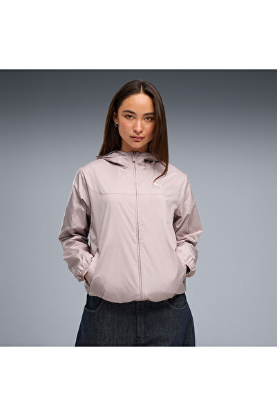 Puma Essentials Regular Kadın Pembe Kapüşonlu Ceket