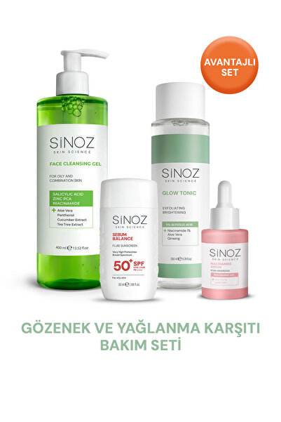 SİNOZ Gözenek ve Yağlanma Karşıtı Bakım Seti