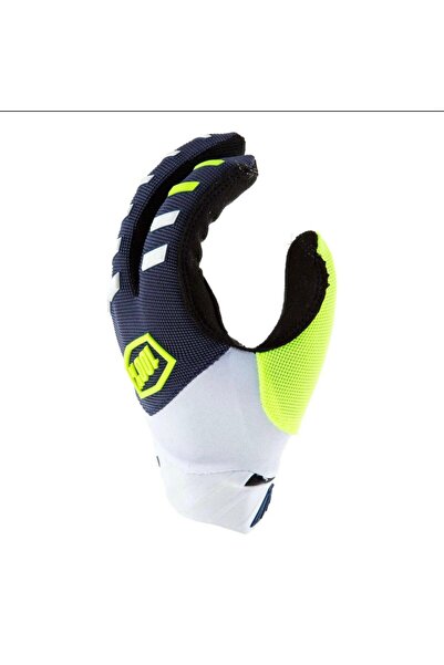 Airmatic 100% Gloves – Navy Blue/White Motorcycle & Cycling Gloves