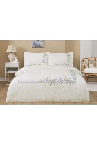 Özdilek Levanda Double Elastic Sheet Duvet Cover Set - Mi̇nt