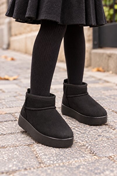 minibonito Girls' Fur-Lined Winter Boots – Comfortable and Stylish Design