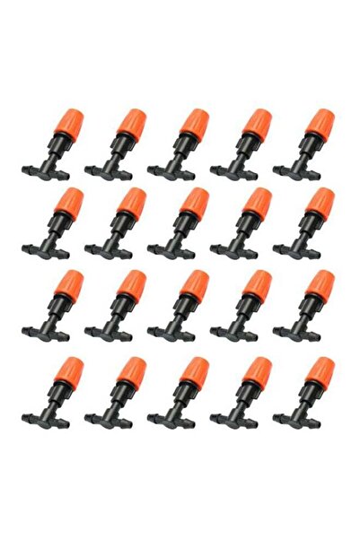Generic 20-Piece Irrigation Pipe Equipment With Hose Connector Red/Black