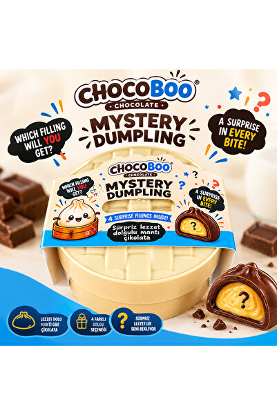 CHOCOBOO SQUISY DUMPLING ÇİKOLATA 60 GR (YENİLEBİLİR SQUISY)
