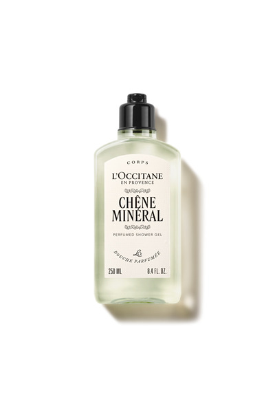 L'Occitane Chêne Minéral Parfümlü Duş Jeli, Odunsu ve Misk Notaları, 250 ml