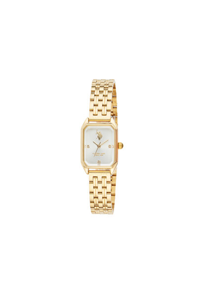 U.S. Polo Assn. Analog Watch for Women with stainless steel bracelet