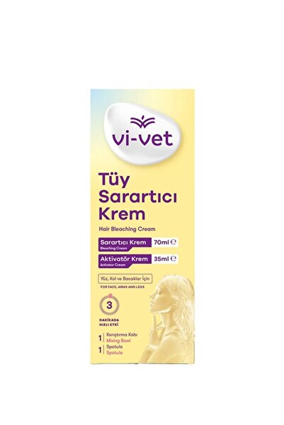 Vİ-VET tüy sarartıcı krem 70ML-35ML