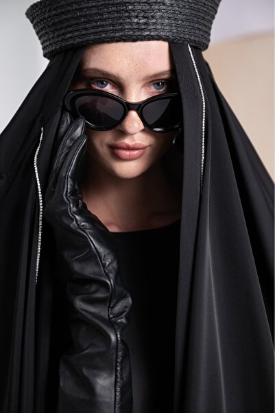 White Corner YKZ1019 İKİLİ ABAYA TAKIM KOLSUZ İÇLİK VE ABAYA