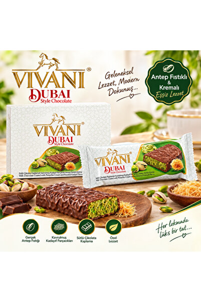 TAYAŞ Vivani Dubai Çikolata 35g X 12 Adet