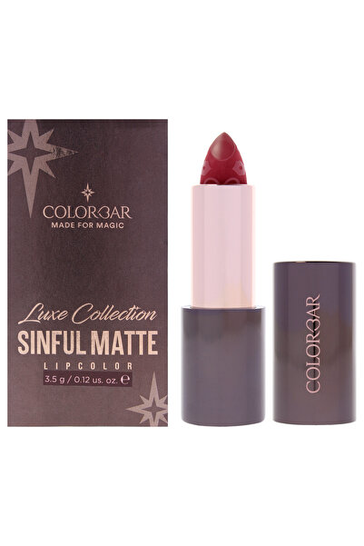 Generic Brand Sinful Matte Lipcolor - 027 Dirty Date by Colorbar for Women - ...