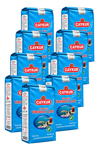 Çaykur شاي تيريبولو رقم 42 200 جرام. عبوة من تسع قطع