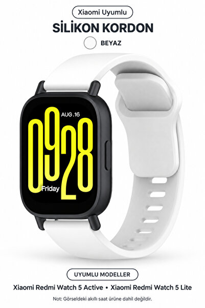 CONOCER Xiaomi Redmi Watch 5 Active / Watch 5 Lite Uyumlu Esnek Pürüzsüz Hafi...