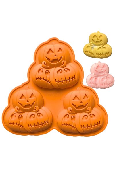Generic Brand Formă de silicon de Halloween, 1 bucată - Formă de silicon dovl...