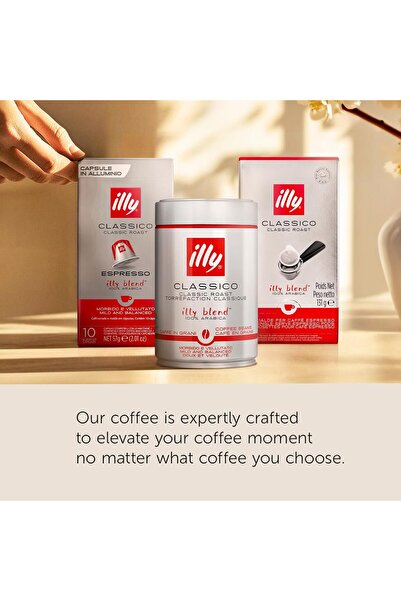 illy , Compatible Aluminum Coffee Capsules INTENSO, 100% Arabica With Shows of Cocoa And Dried Fruit, Full And Powerful Aftertaste, 10 Packs Of 10 (100 Capsules In Total)