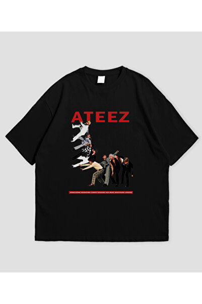 Grafftee Clothing Ateez Printed Unisex Oversize T-Shirt