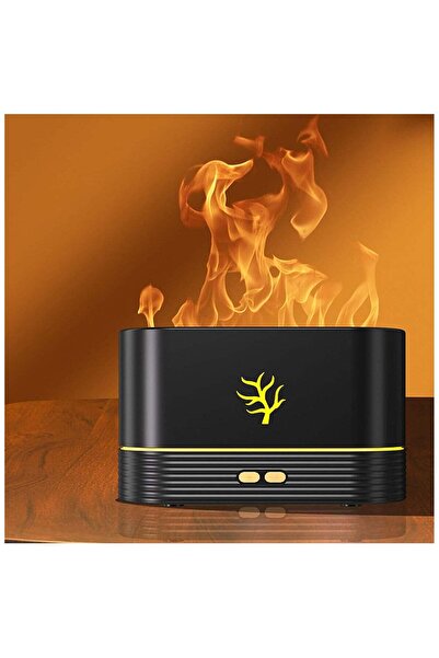 Hope Flame Effect Humidifier & Aromatherapy Diffuser – LED Light Essential Oi...