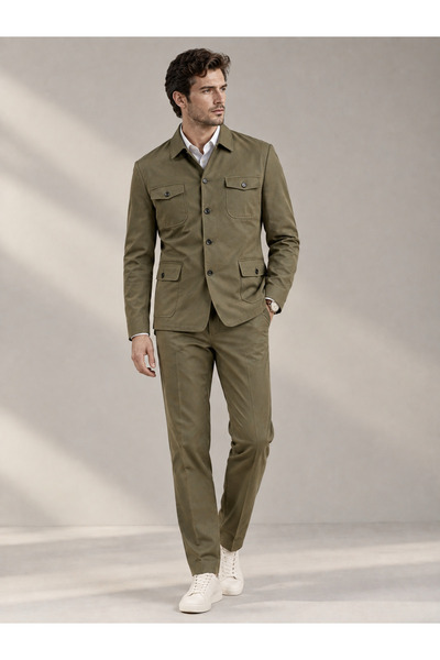 Generic Men's Modern Hunting Style 2-Piece Suit – Custom Tailored Jacket & Tr...