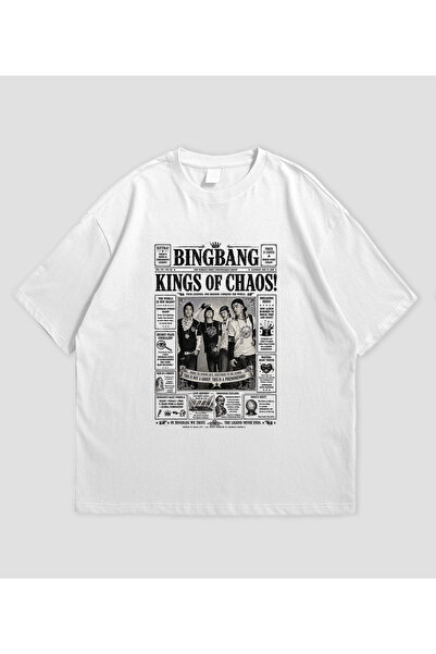 Grafftee Clothing Bigbang Printed Unisex Oversize T-Shirt