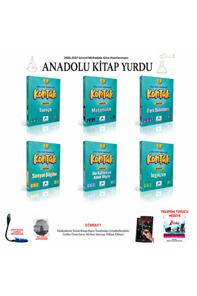 paraf yayınları 2026-2027 5. Sınıf Konu Takip 6'lı Set 2076
