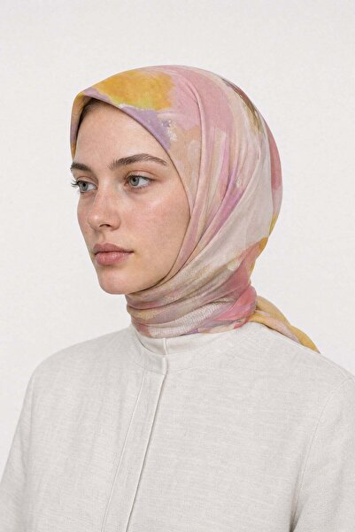 Mooncorn Ruby Pattern Organic Scarf