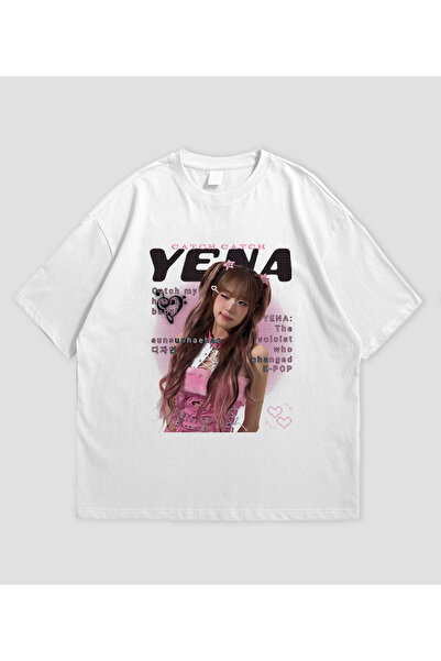 Grafftee Clothing Μπλουζάκι Yena με στάμπα, unisex, oversized