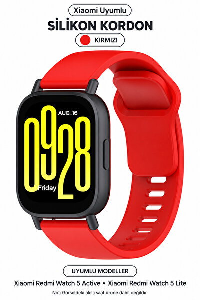 CONOCER Xiaomi Redmi Watch 5 Active / Watch 5 Lite Uyumlu Esnek Pürüzsüz Hafi...