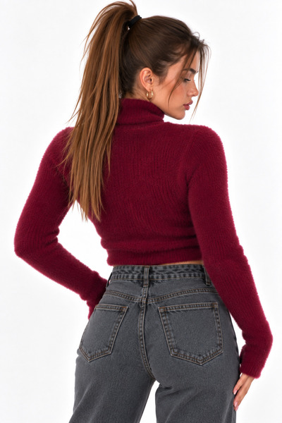 AGD COLLECTİON Tri̇ko Finger-Insert Crop Body