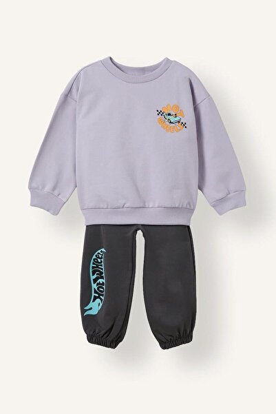 DeFacto 2-Piece Set Hot Wheels Printed Baby Boy Clothes (26 Wn)