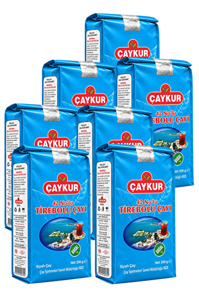 Çaykur شاي تيريبولو رقم 42 200 جرام. حزمة من ثمانية قطع