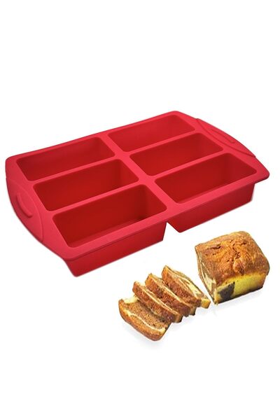 Generic Brand Formă de mini-prăjituri cu 6 cavități, Formă de prăjituri drept...