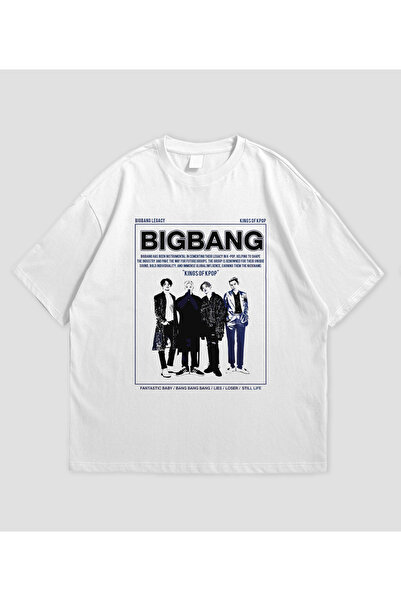 Grafftee Clothing Bigbang Printed Unisex Oversize T-Shirt
