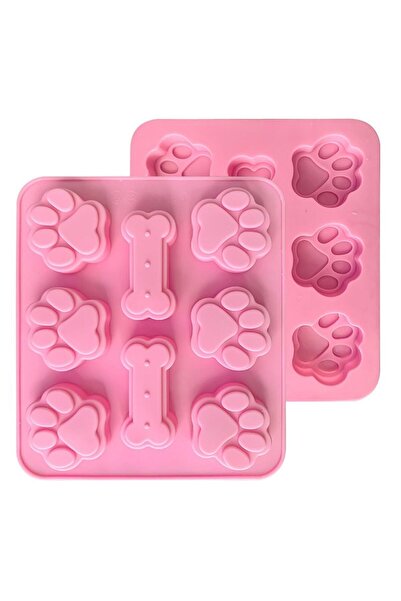 Generic Brand Set de 2 forme din silicon alimentar pentru bomboane, cu forme ...