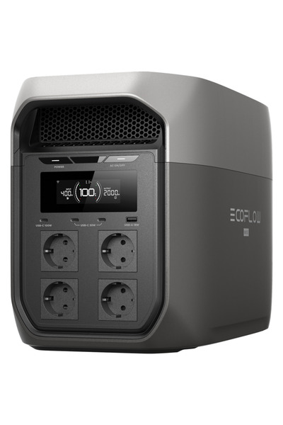 EcoFlow Φορητός σταθμός φόρτισης Delta 3 Max 2048Wh, 2400W
