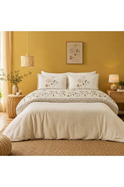 Şaheser Taren Double Duvet Cover Set , Cotton with Printed , 6 pieces, Sahese...