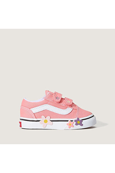 Vans Old Skool V Flower Bebek Pembe Sneaker