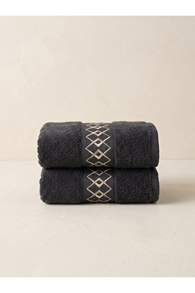 Dantela True 2-Piece Embroidered Hand Towel Set 50X90 cm