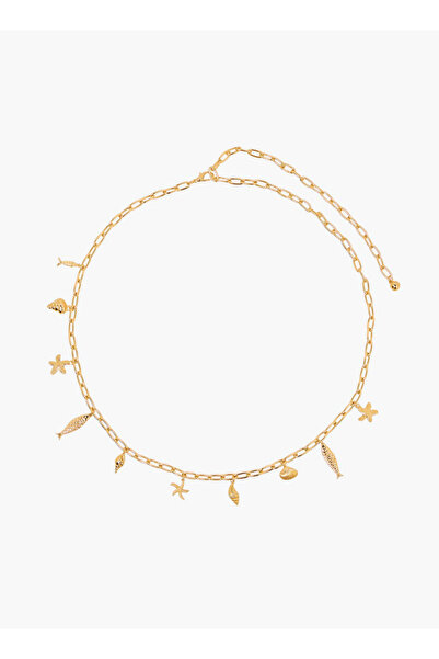 FAV Gold Tone Jewellery Belt with Lobster Clasp Closure