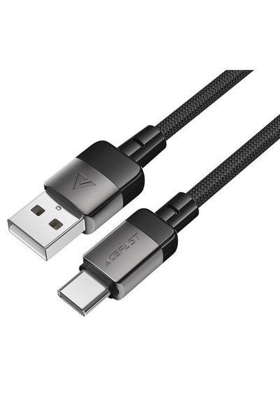 Acefast Type-A to Type-C Cable, 3 Amp, 1.2 Meter, Black - C9-04