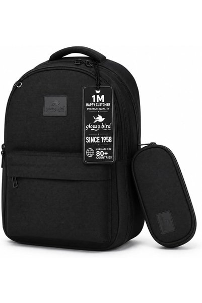 Glossy Bird School Backpack Set for Boys & Girls, 2 Piece Kids Backpack with ...