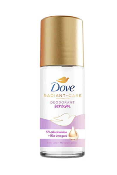 Dove Deodorant Roll-On Radiance Care Niacinamide 3% Serum with Omega 6 45ml from