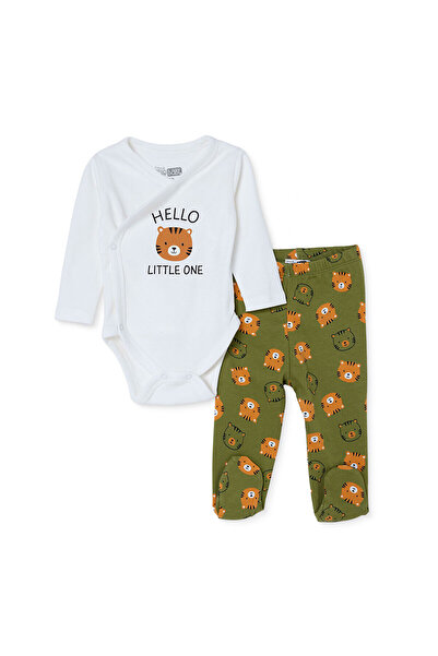 ebebek Hello Baby HelloBaby Yenidoğan Zıbın Body-Patikli A