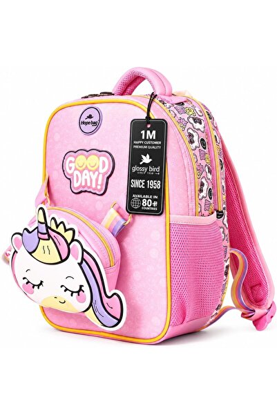 Glossy Bird Backpack for Kids, 12 Inch Preschool School Bag for Preschool, Li...