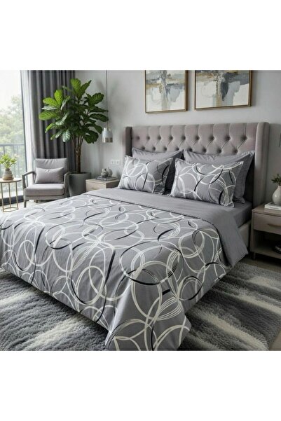 Pucioasa Set lenjerie pat dublu cu husa pilota 220x240, cearsaf 240x270cm, bu...
